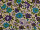 Printed Cotton Poplin Fabric -  Grandmas Garden
